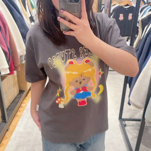 韓國 Ambler Public HERO of Spring Embroidered T-shirt【AR071】 - Image