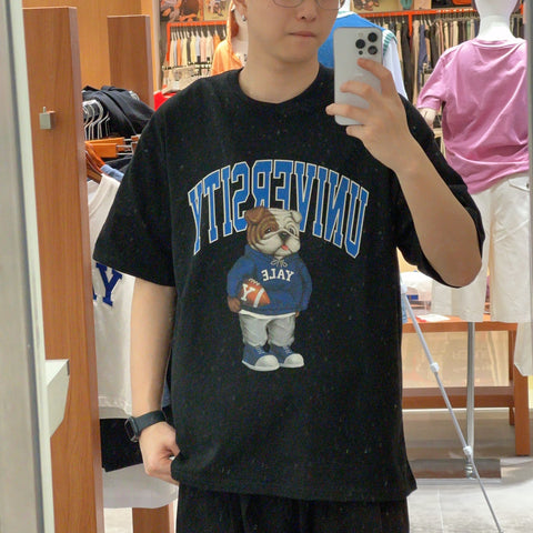 韓國 Yale UNIVERSITY DAN T-SHIRT【YA005】