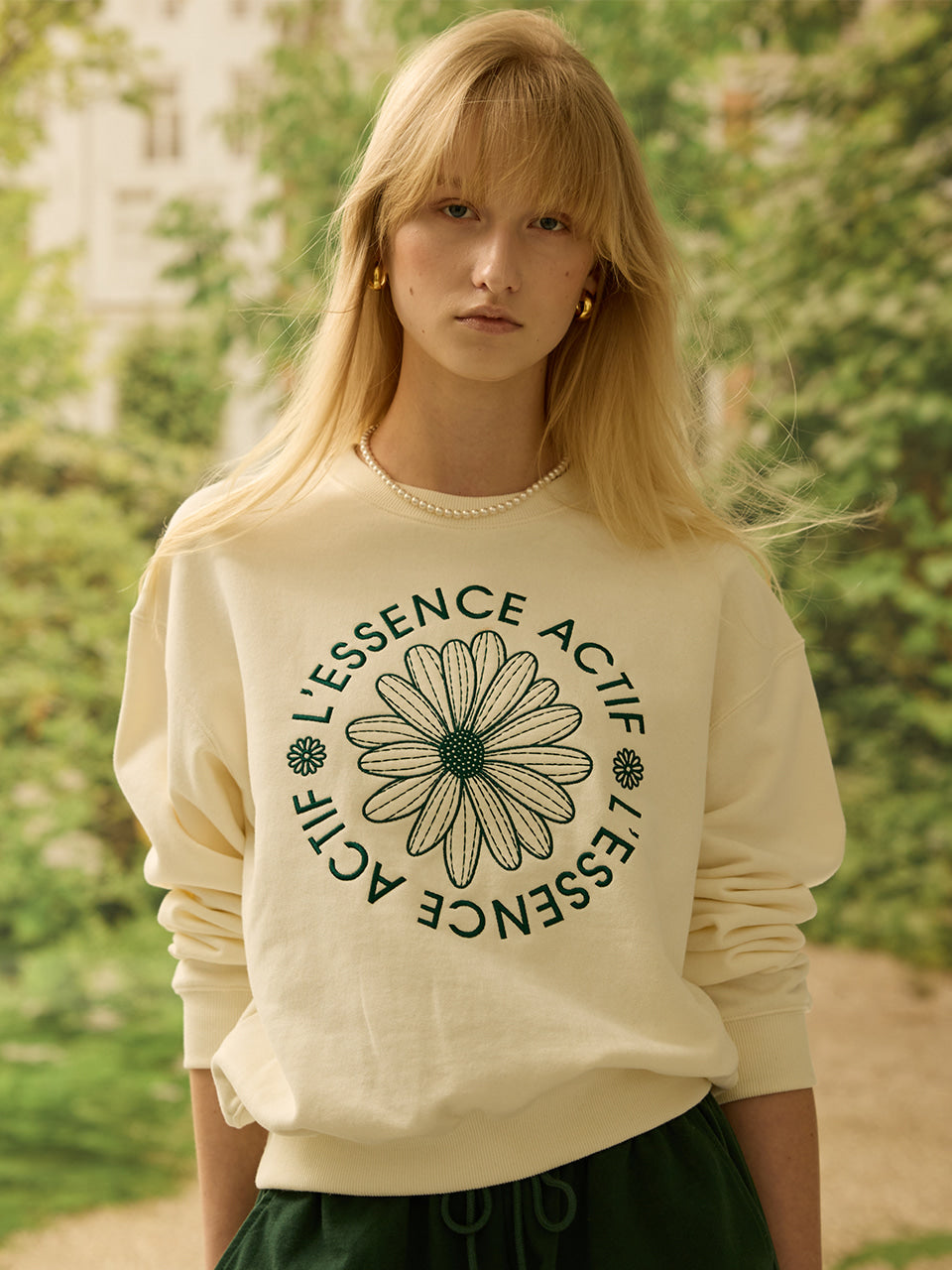 韓國 Mardi Mercredi Sweatshirt Emblem Needlework【MM236】