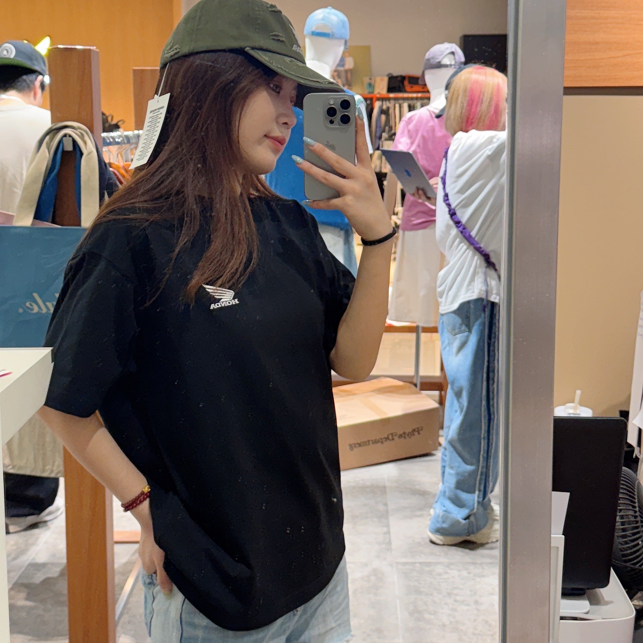 韓國 Honda Destroyed Washed Cap【HO016】