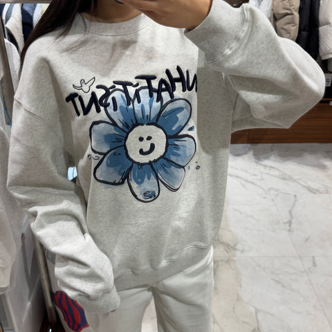 韓國 Wacky Willy Big Flory Graphic Hoddie【WW041】 - STT Mall HK 靚太網購