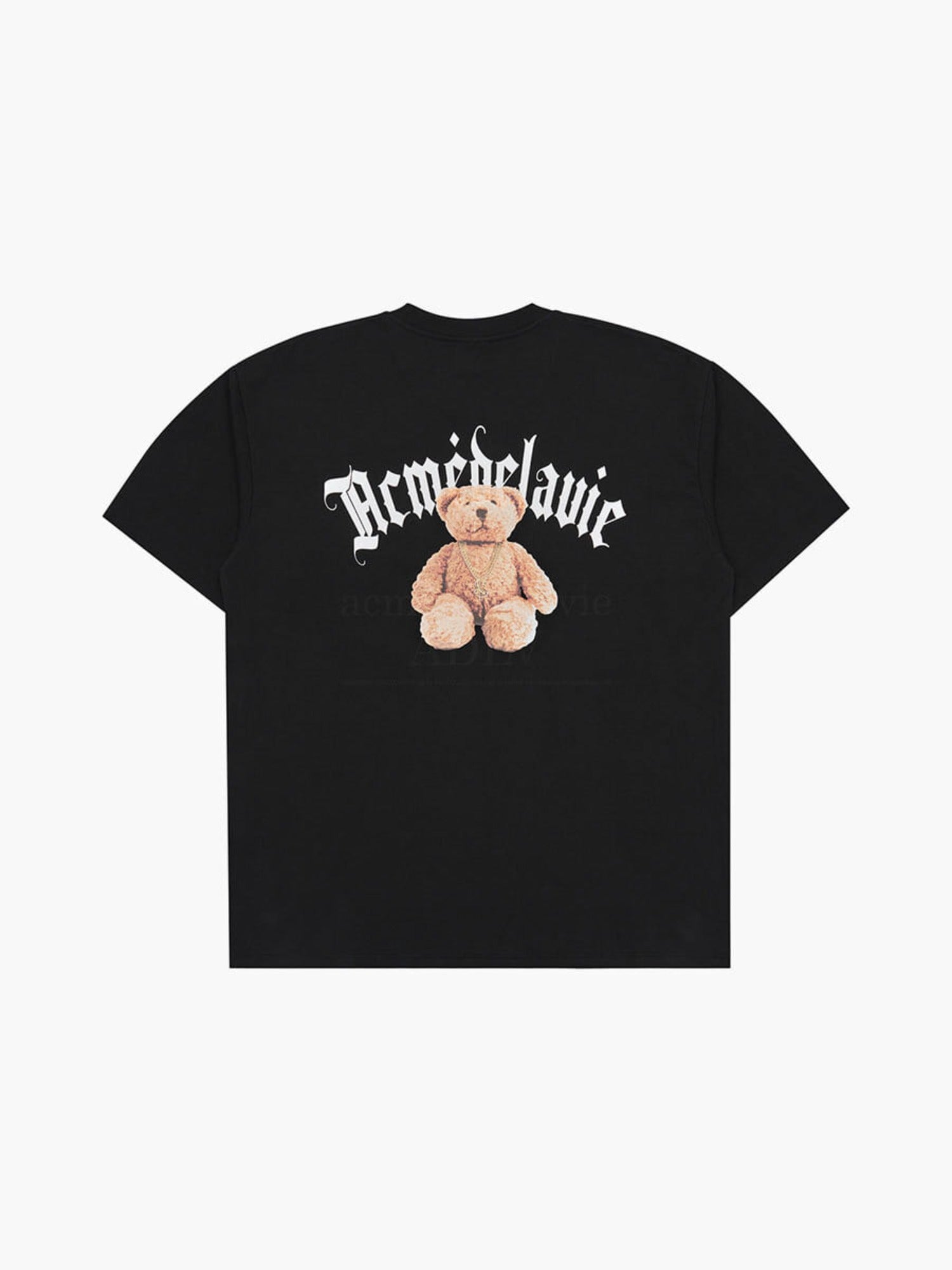 韓國 ADLV GOLD CHAIN BEAR DOLL SHORT SLEEVE T-SHIRT【AD009】