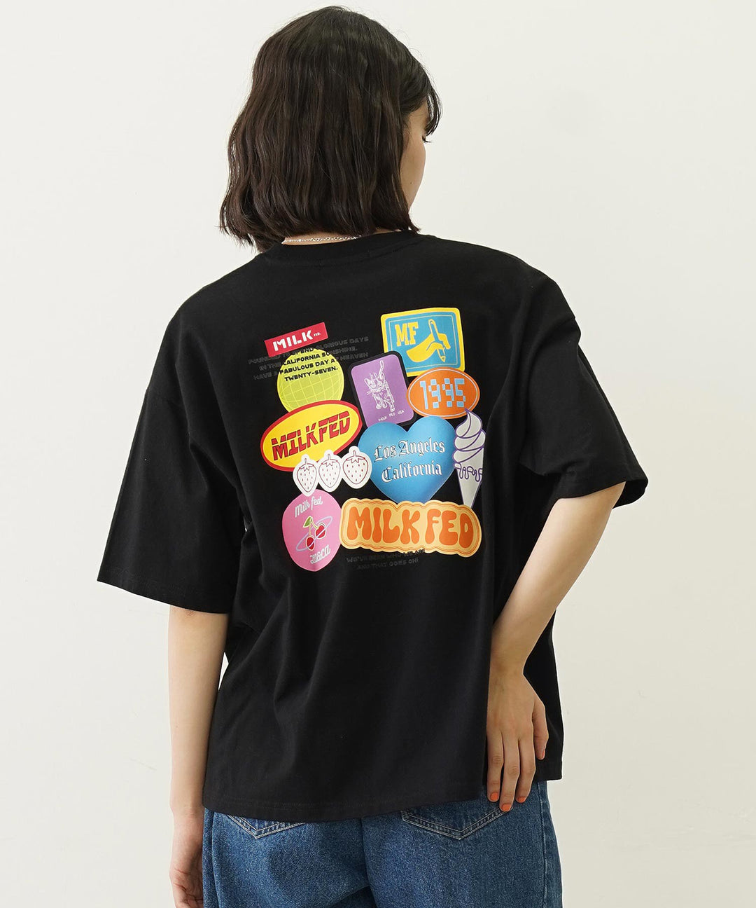 日本直送 MILKFED STICKED LOGO S/S TEE【SJ031】