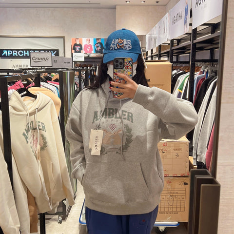 韓國 Ambler Two Rabbit Overfit Hoodie【AR049】 - STT Mall HK 靚太網購