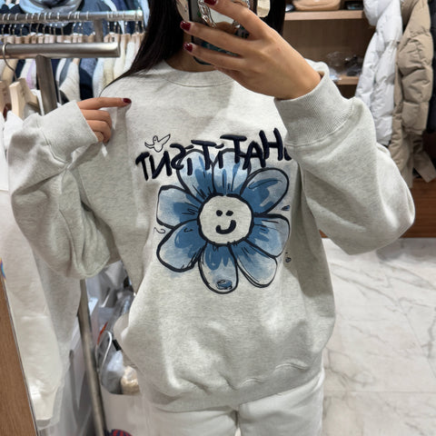 韓國 Wacky Willy Big Flory Graphic Hoddie【WW041】 - STT Mall HK 靚太網購