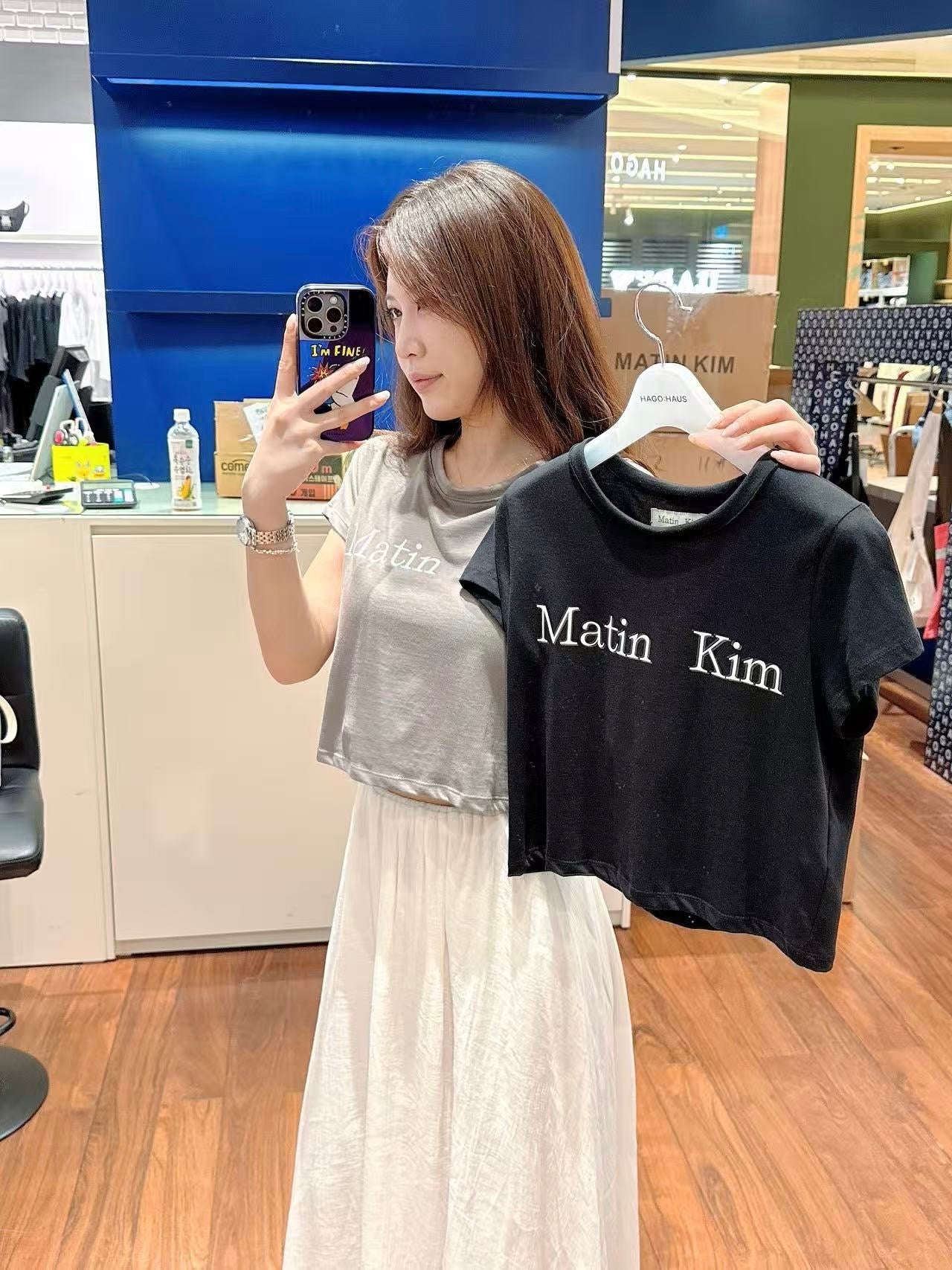 韓國 MK Crop T-Shirt【MK002】