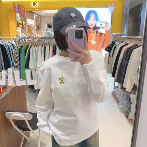 韓國 Wacky Willy Basic Typo Long Sleeve【WW119】