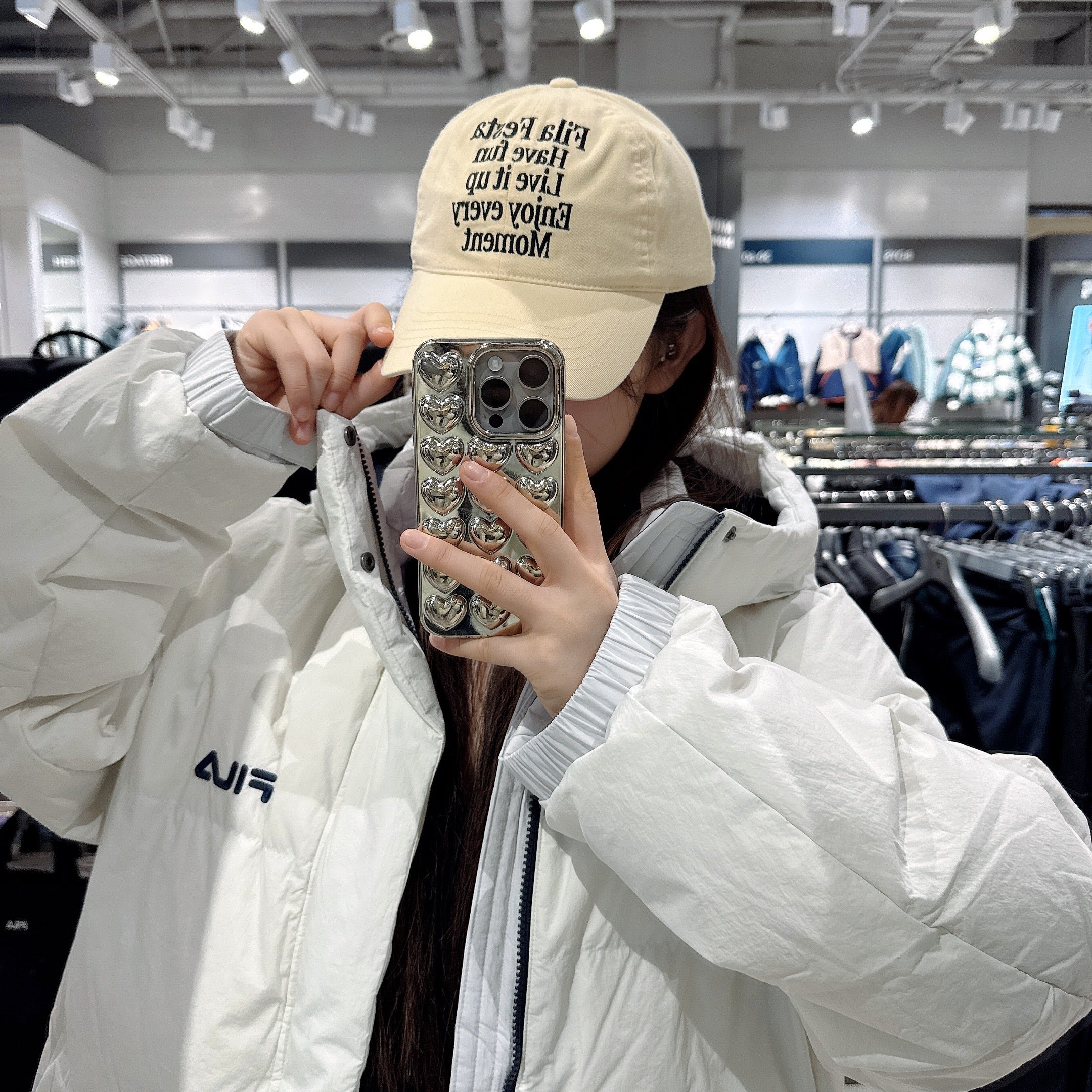 韓國 FILA Artist Binary Graphic Ball Cap【FA169】 - STT Mall HK 靚太網購