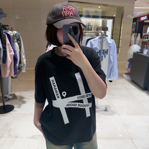 韓國 HANAHAII 地圖 T-Shirt【HA087】
