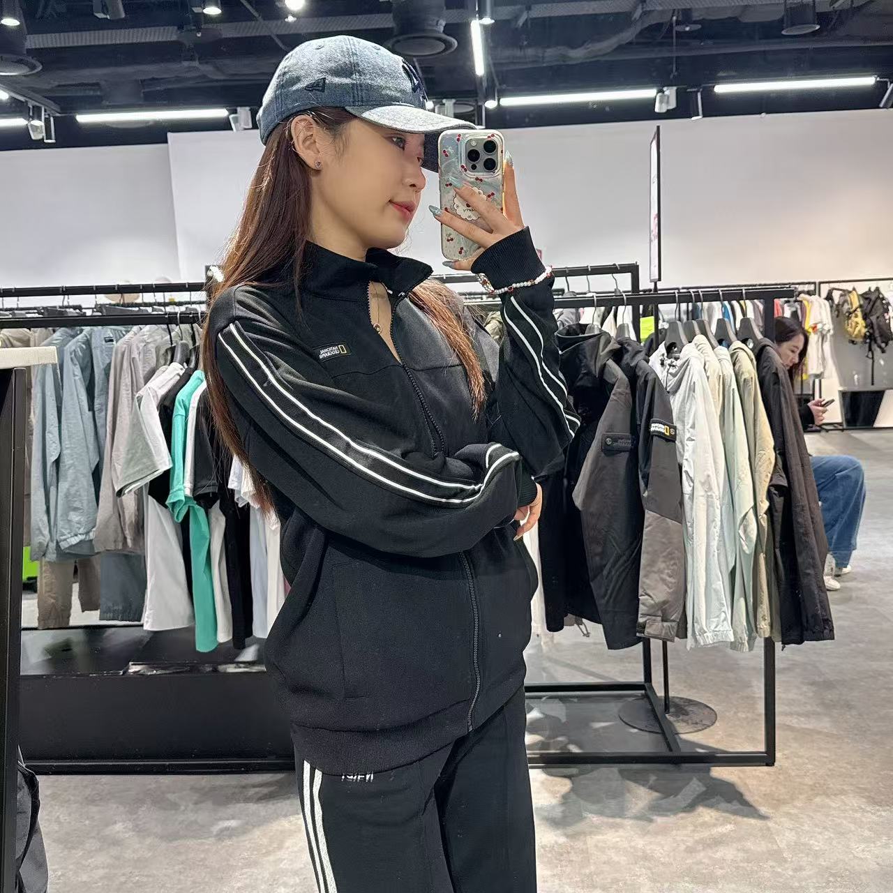 韓國 National Geographic STANCARA TRAINING FULL ZIP-UP【NG668】