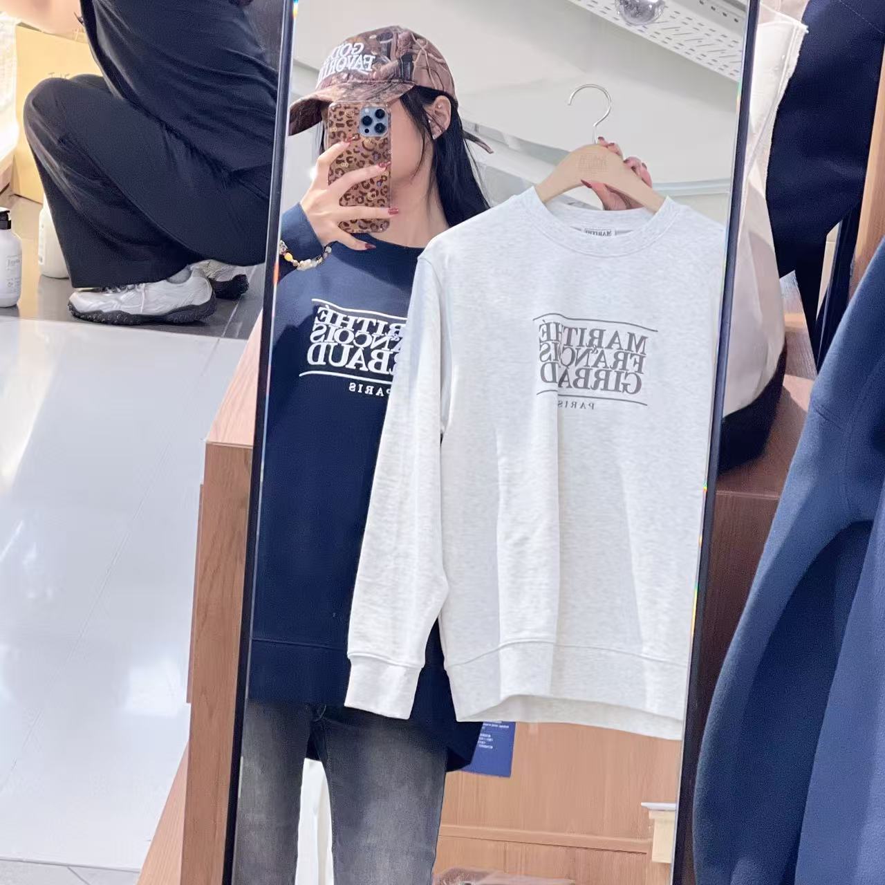 韓國 Marithe Francois Girbaud Classic Logo Sweatshirt【MF658】