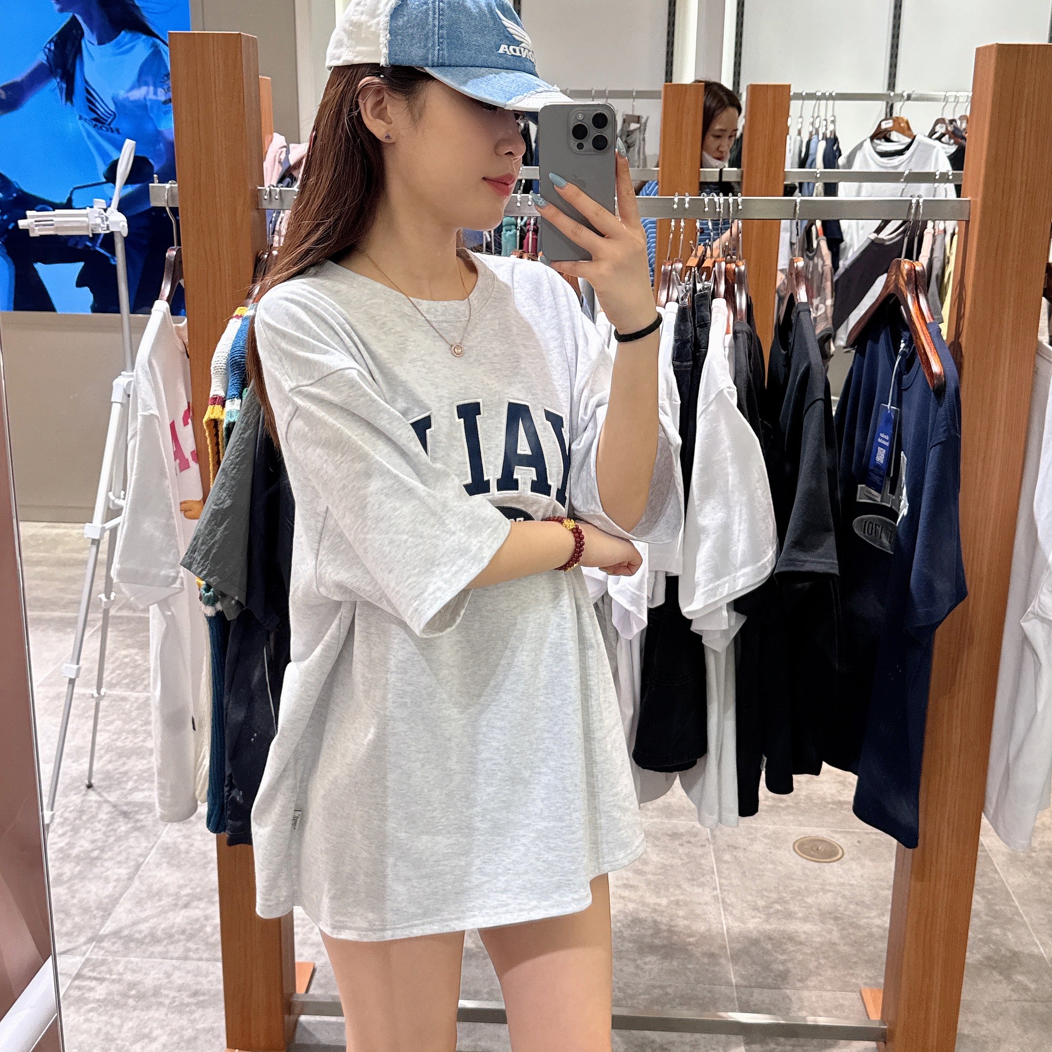 韓國 Yale Two-tone Arch T-shirt【YA006】
