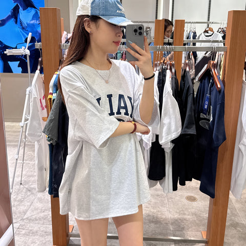 韓國 Yale Two-tone Arch T-shirt【YA006】