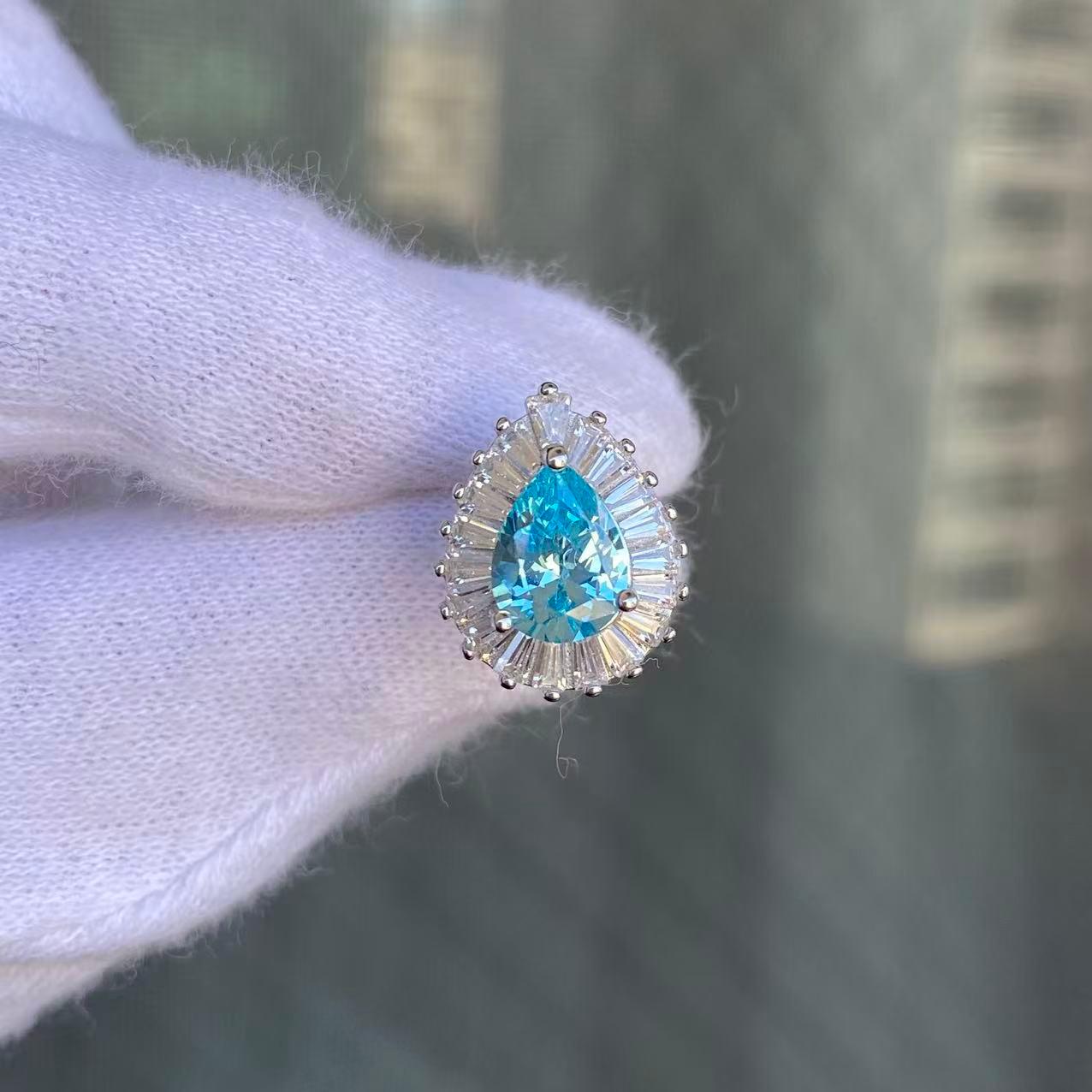 日本直送 海藍寶閃石耳飾【JS380】