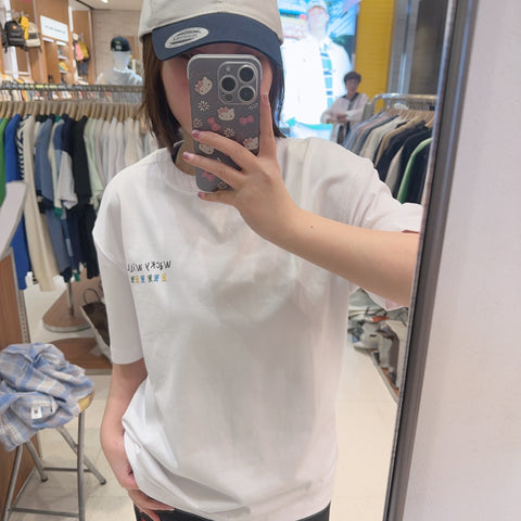 韓國 Wacky Willy Casual lettering design T-shirt【WW198】