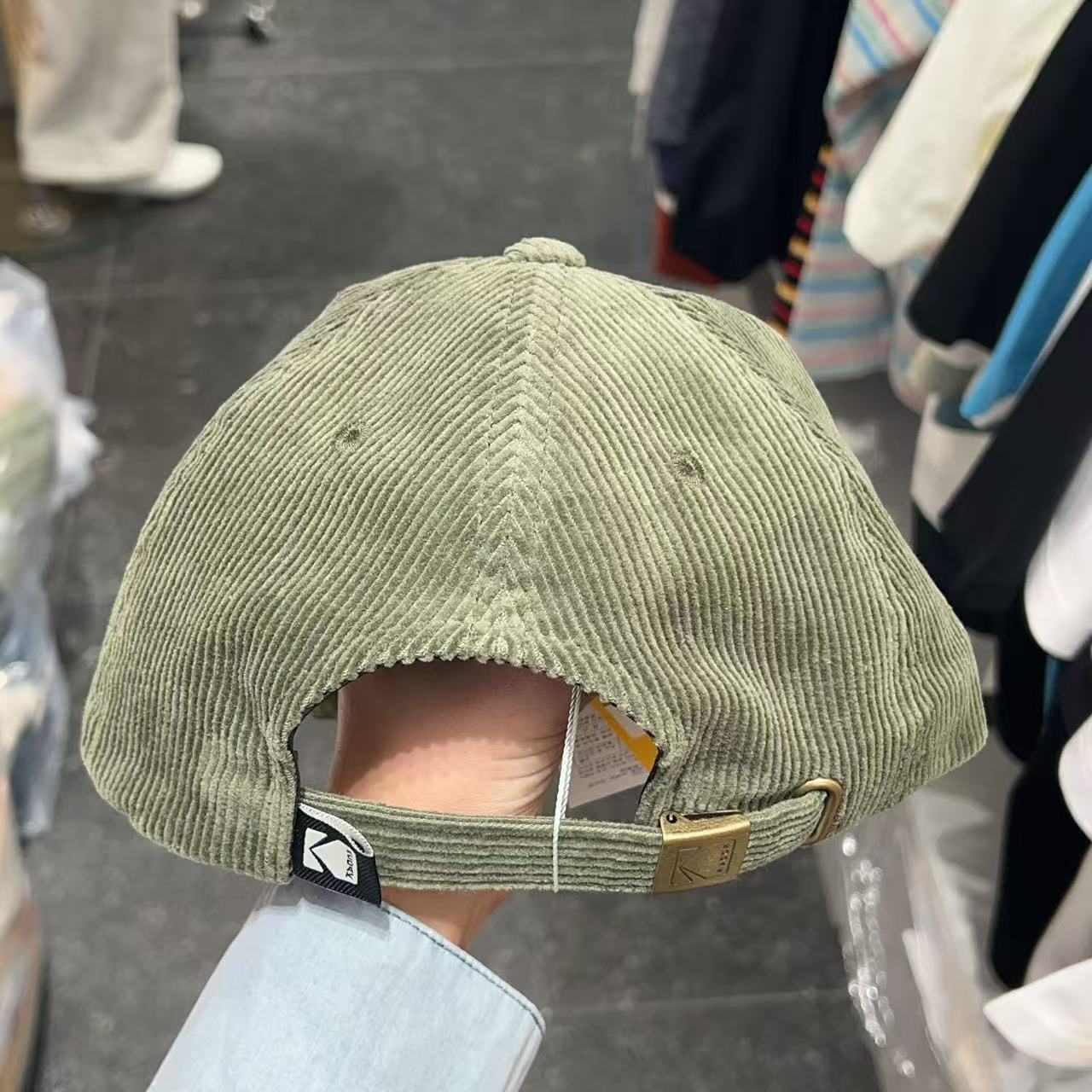 韓國 Kodak Signature Fit Corduroy Ball Cap【KK031】