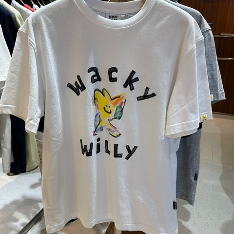 韓國 Wacky Willy Colorful logo design T-shirt【WW202】