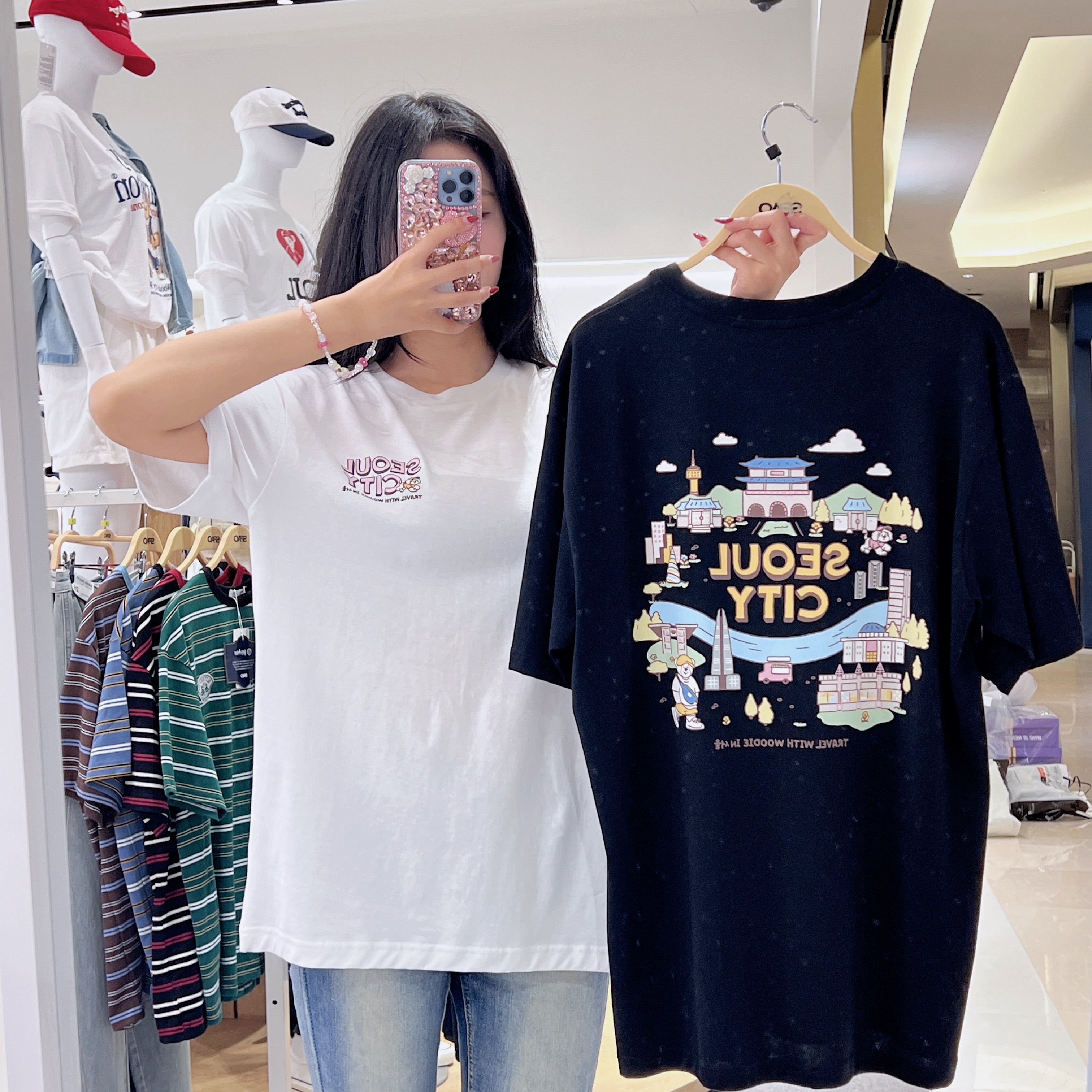 韓國 SPAO Seoul Tour Short Sleeve T-shirt【SP190】