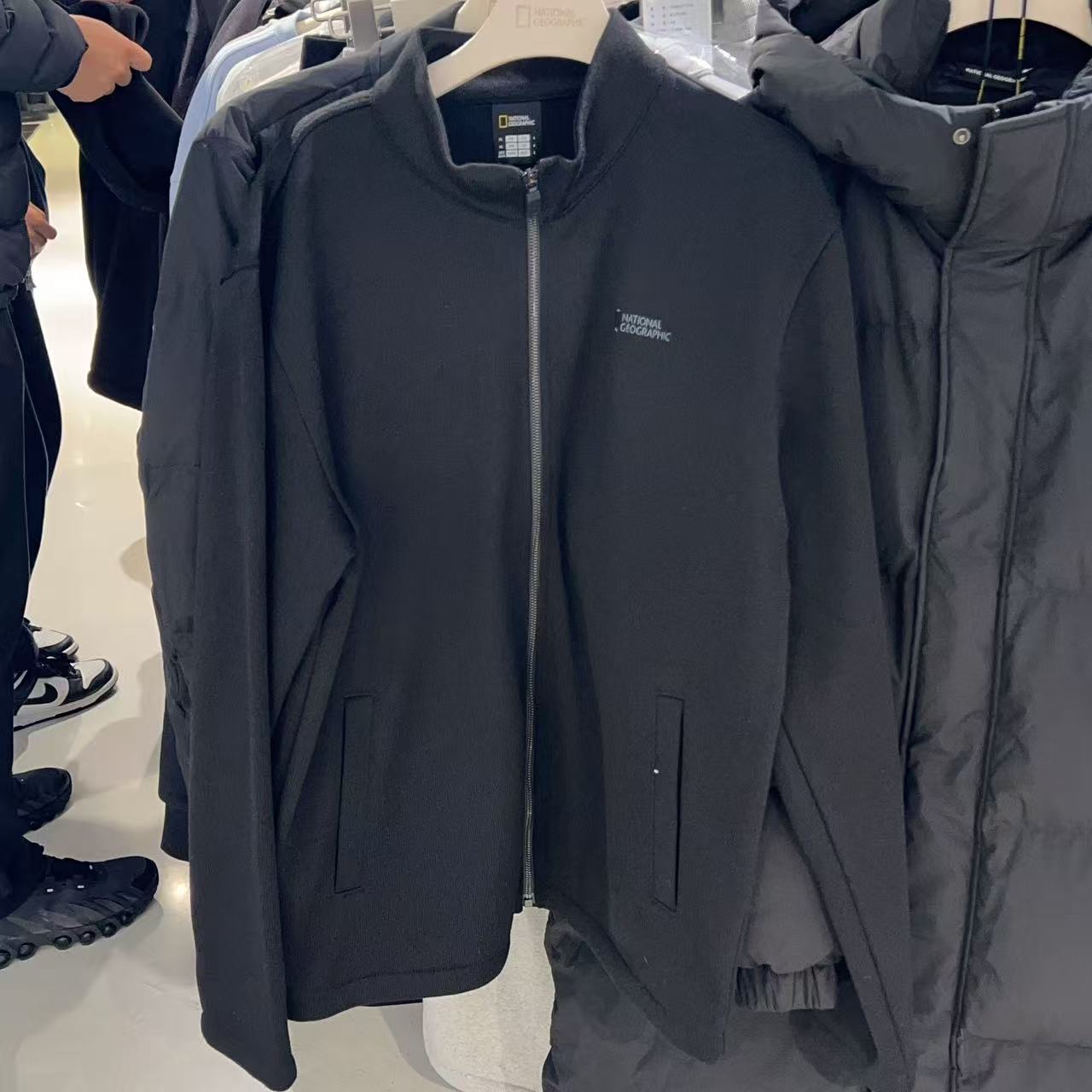 韓國 National Geographic Unisex Gliese Cardigan-Style Zip-Up Jumper【NG250】