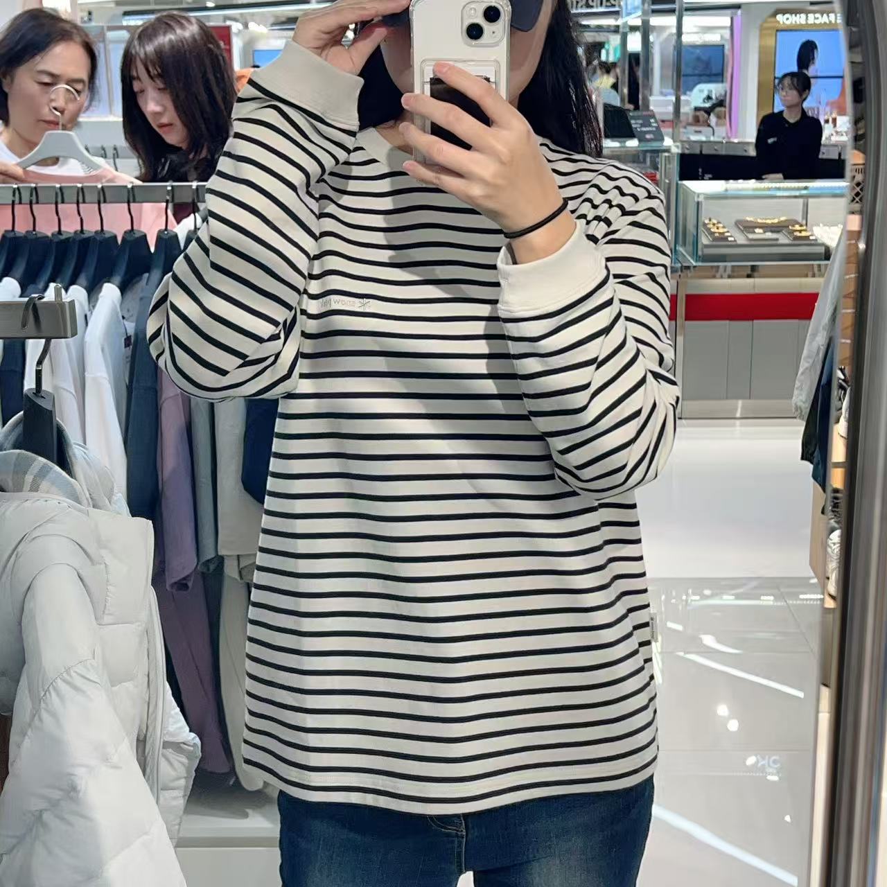 韓國 Snowpeak Striped Long Sleeve T-Shirt【SN046】