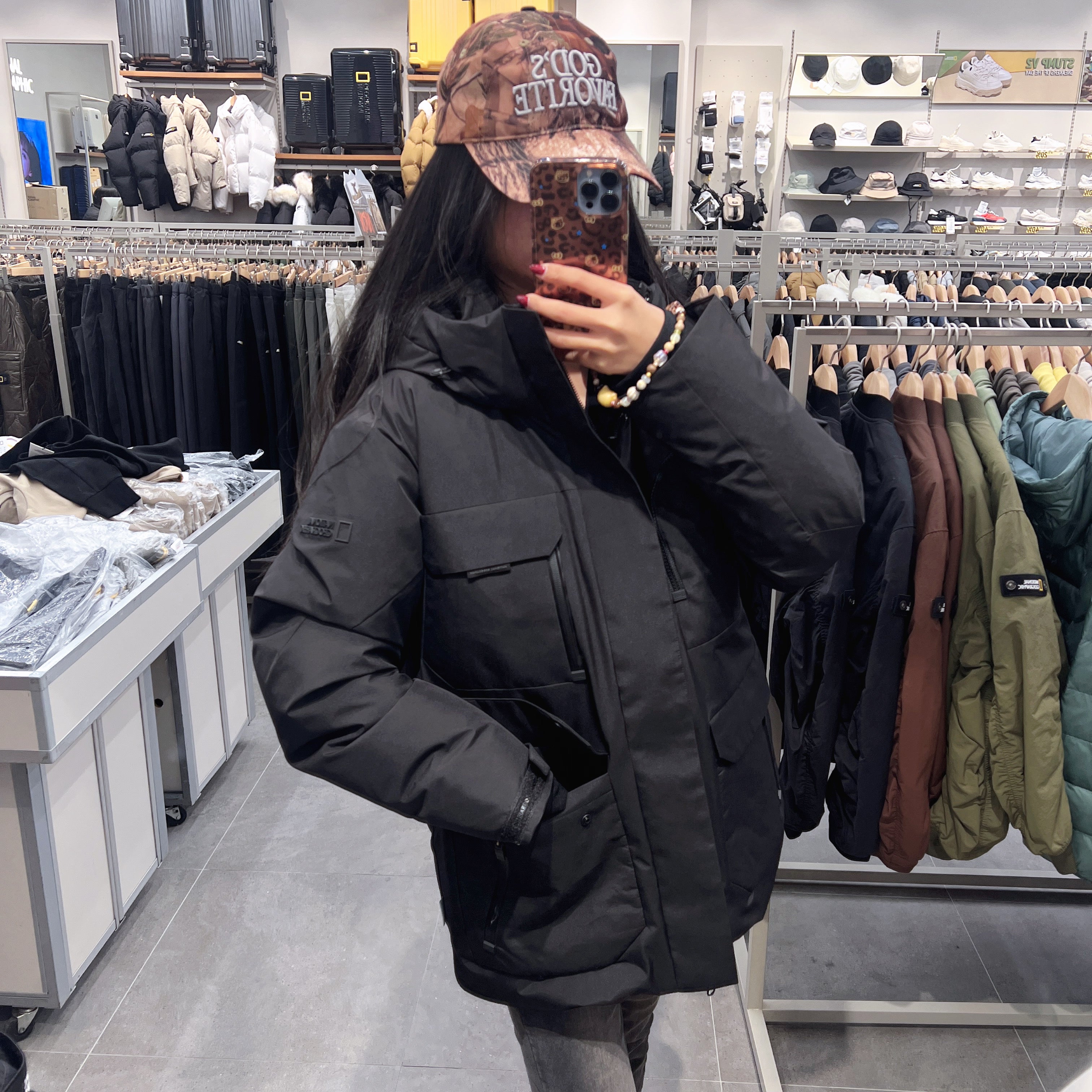 韓國 National Geographic Atlas Windstopper Outpocket Goose Down Jumper (鵝絨)【NG196】