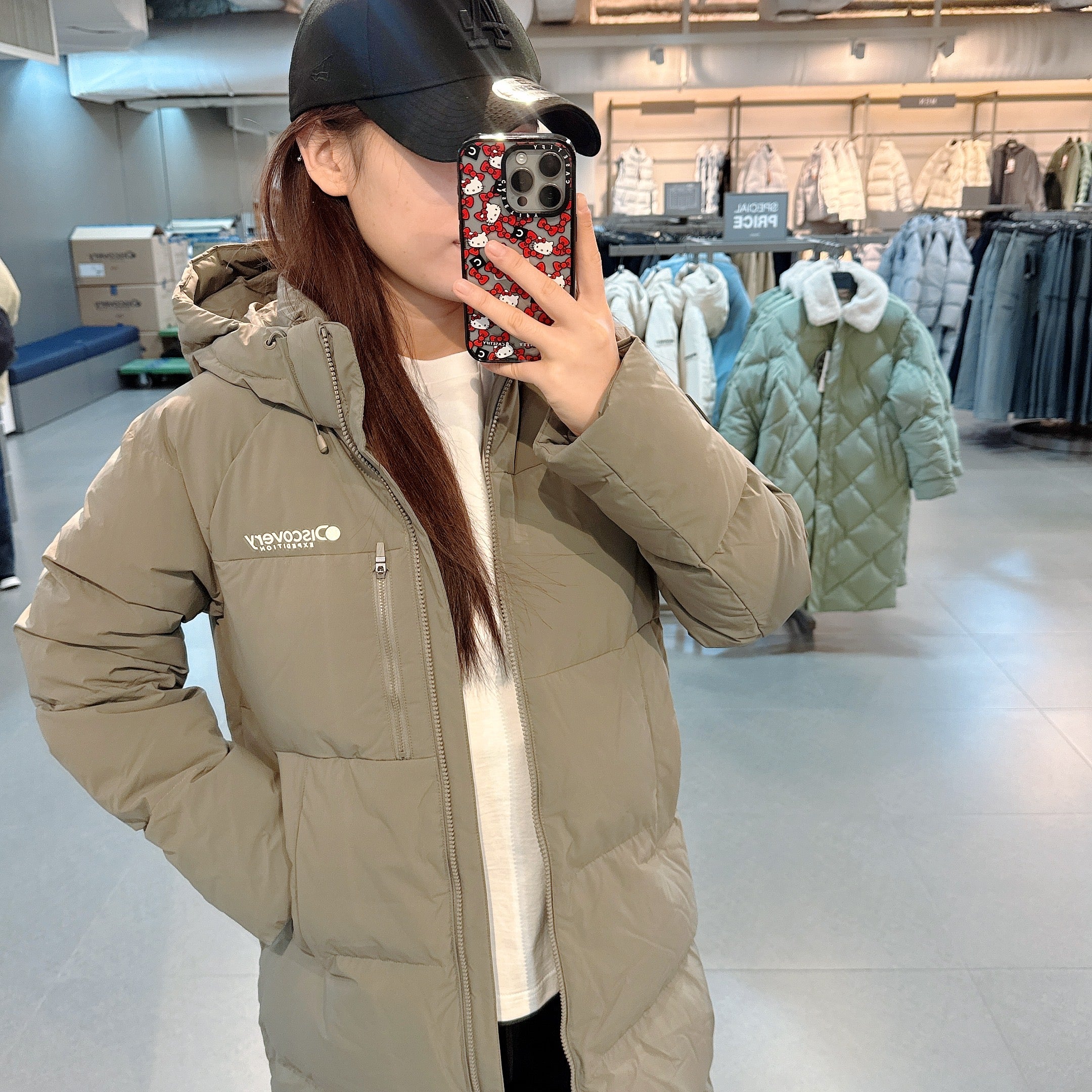 韓國 Discovery Bern Raglan Goose Down Women&