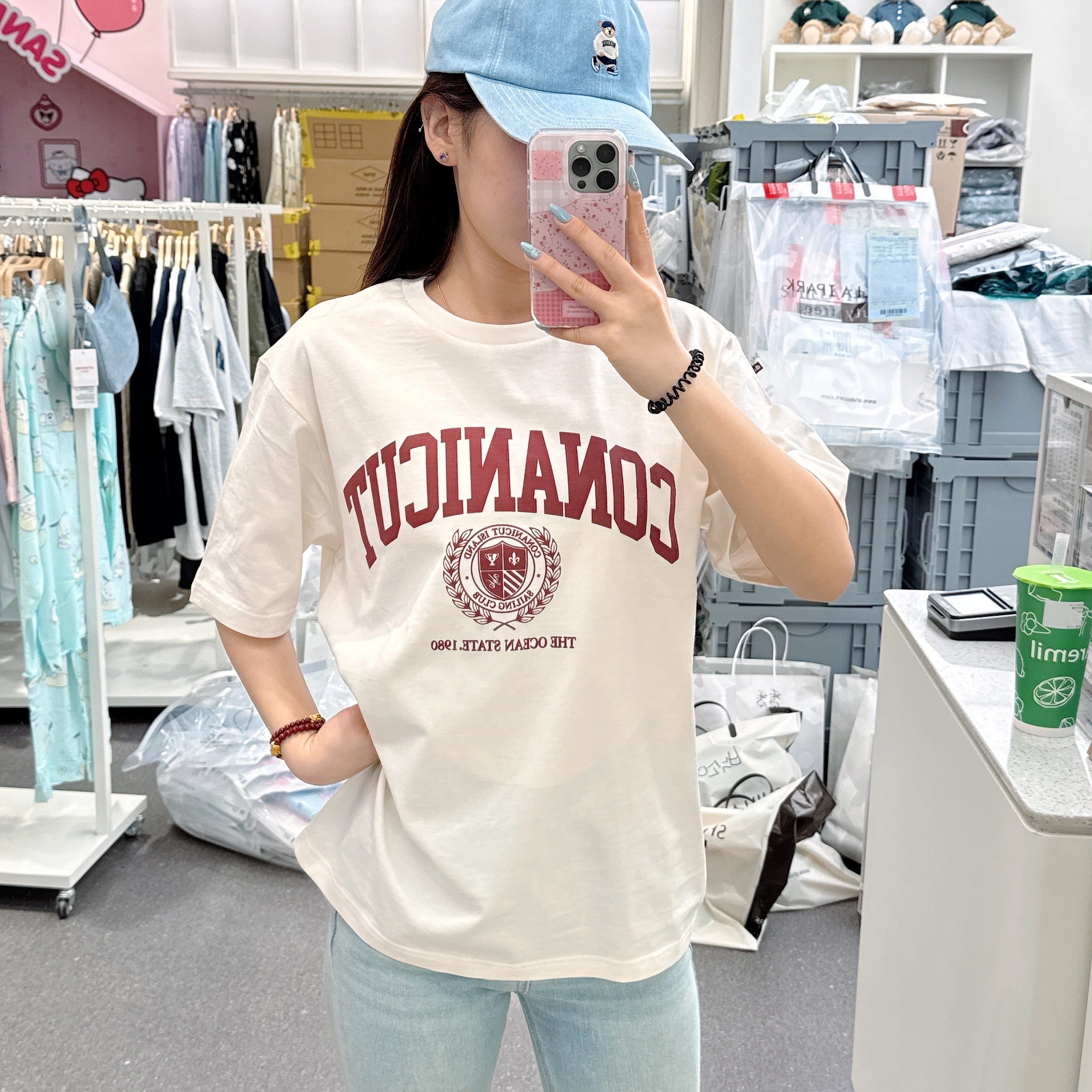 【現貨】韓國 SPAO Campus Short Sleeve T-shirt【SP069】