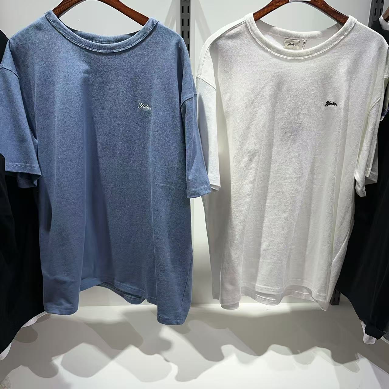 韓國 Yale 2 Pack Embroidered Dan T-Shirt【YA004】
