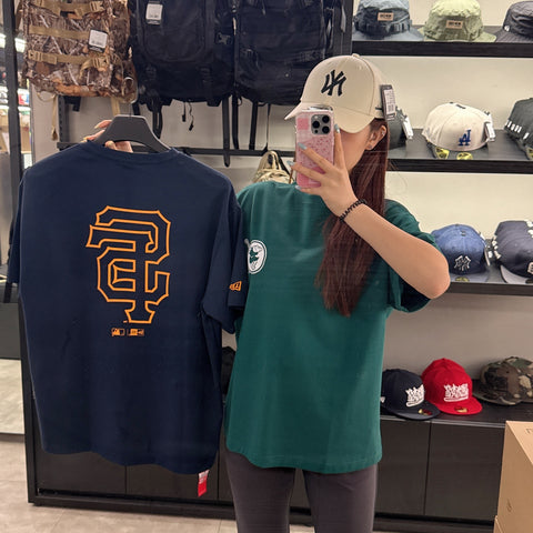 韓國 New Era MLB San Francisco Giants Line Logo T-Shirt【NE128】