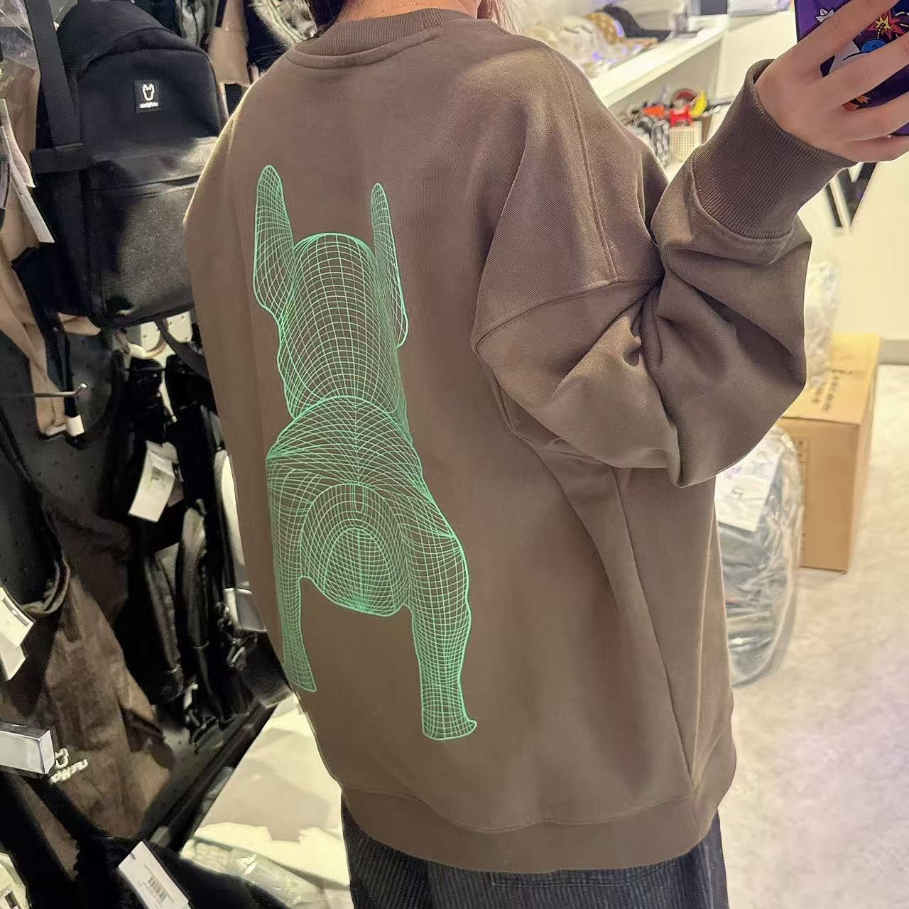 韓國 LifeWork Big Radog Sweatshirt【LW016】