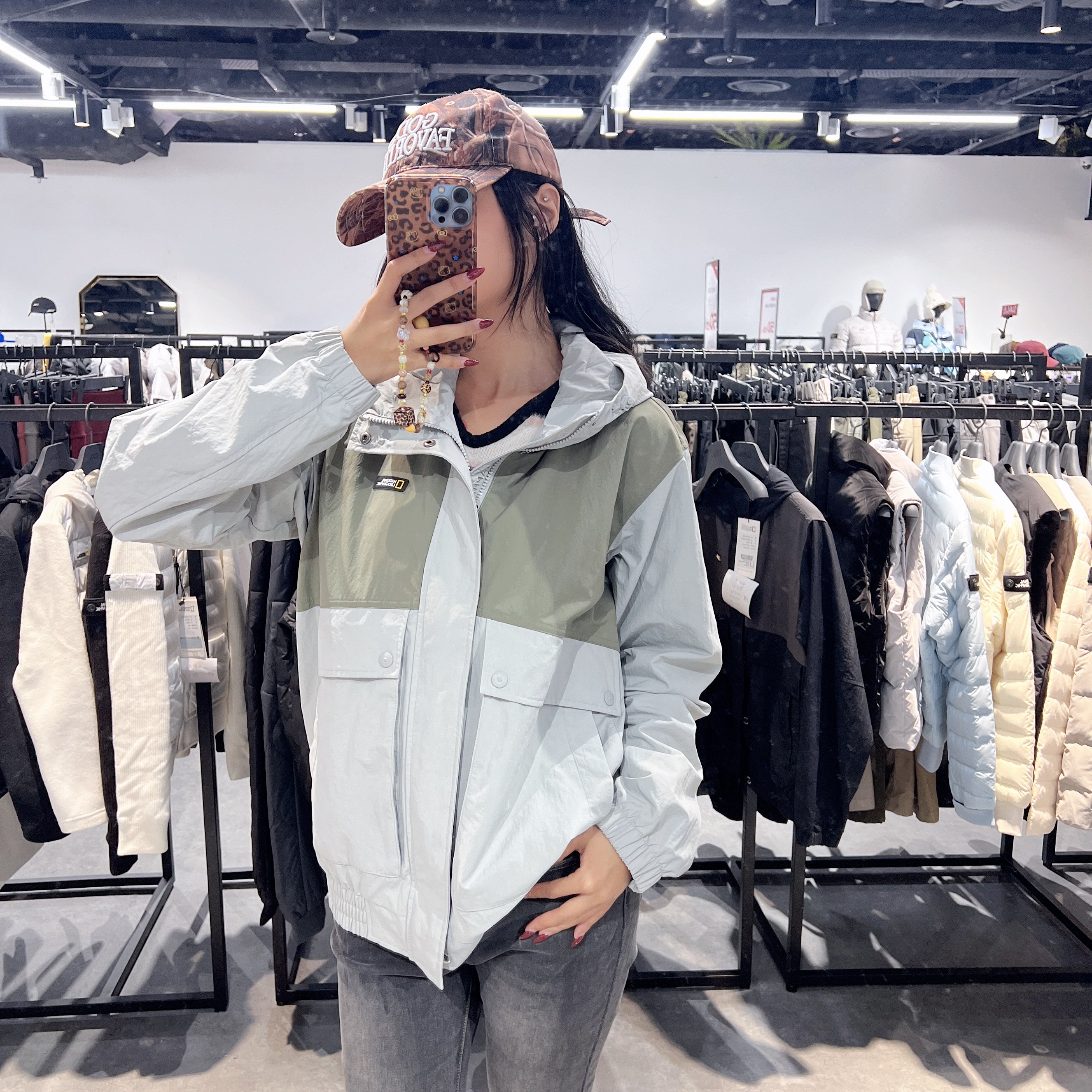 韓國 National Geographic Capra Windbreaker Hooded Jumper【NG091】