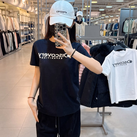 【現貨】韓國 Discovery Freshvent Logan Big Logo Short Sleeve T-Shirt【DY107】 - STT Mall HK 靚太網購