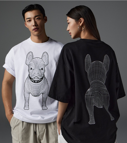 韓國 LifeWork Big Radog Short Sleeve T-Shirt【LW123】