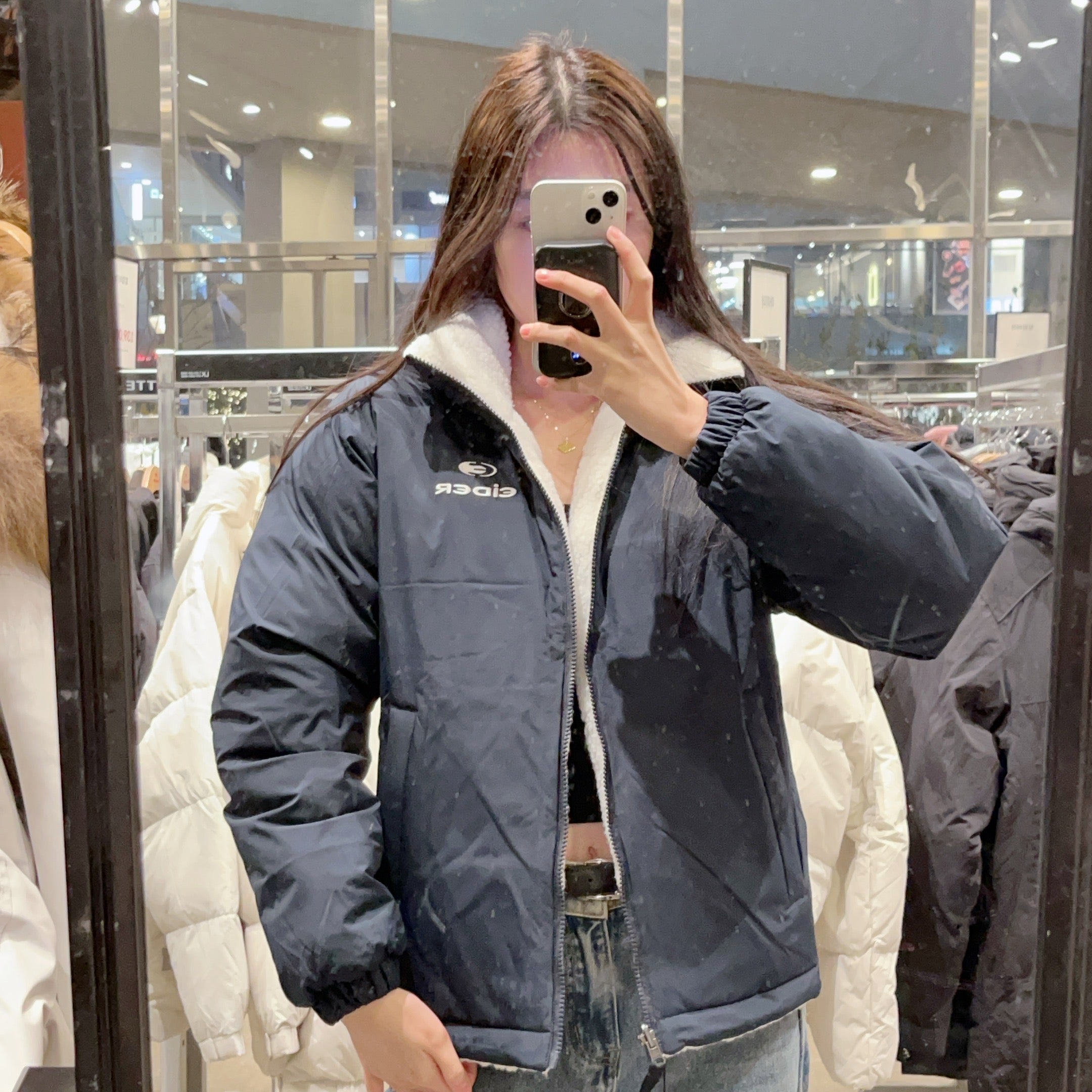 【現貨】韓國 Eider UNI Reversible Fleece Down Jacket【ER018】 - STT Mall HK 靚太網購