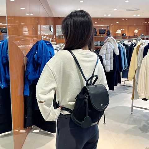 韓國 Covernat Cloverheart Classic Suede Backpack【CO093】 - Image