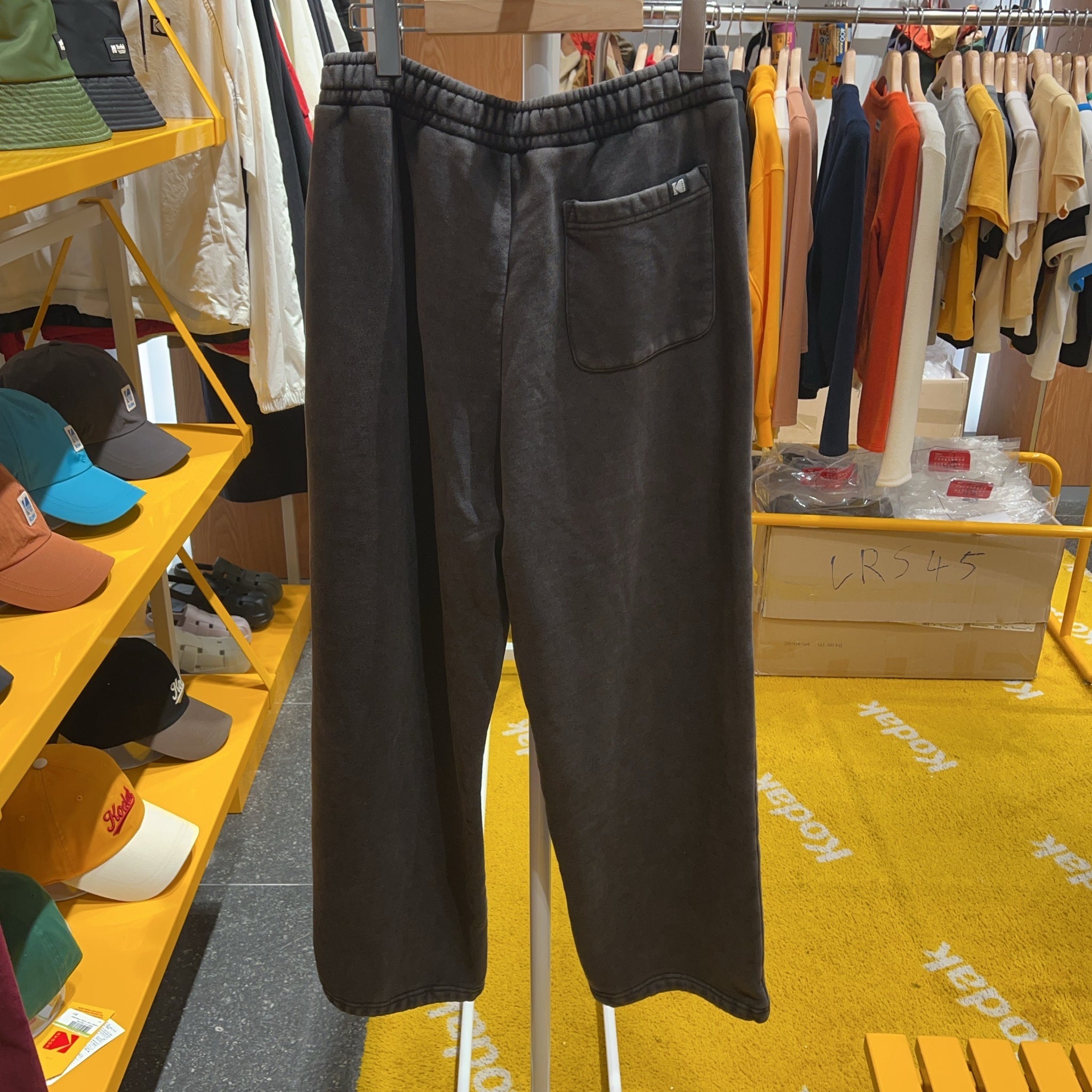 韓國 Kodak Essential Snowwashed Fleece Straight Pants【KK032】