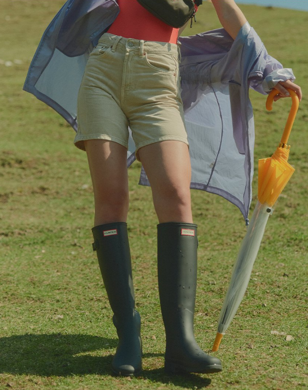 韓國 Hunter WOMEN Original Refined Tall Rain Boots【HR032】