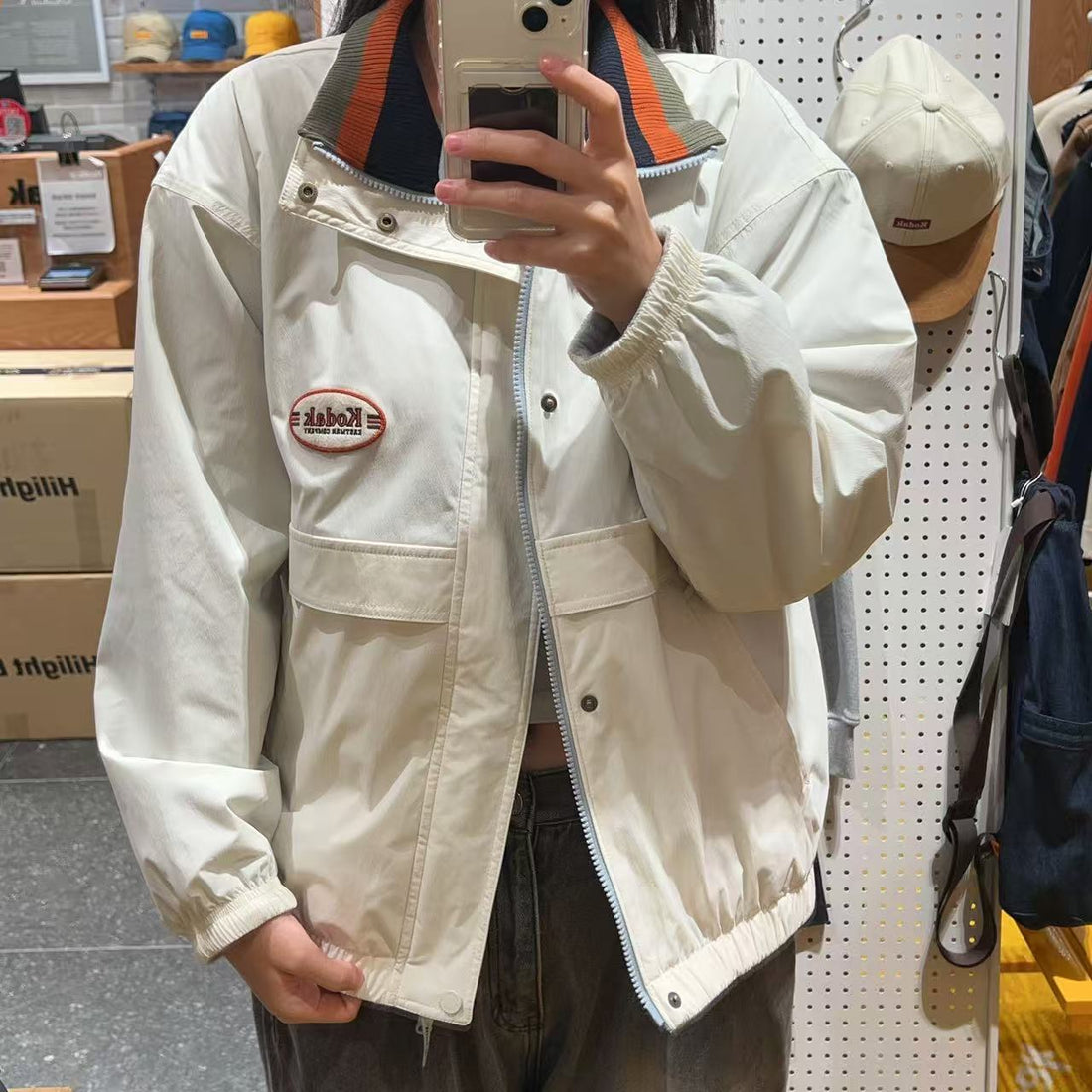 韓國 Kodak Kodacolor Reversible Jacket【KK015】