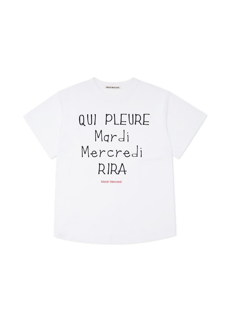 韓國 Mardi Mercredi Tshirt Message Dosan Exclusive【MM225】