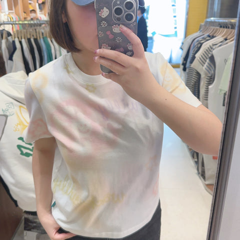 韓國 Wacky Willy Women's Full Graphic Short Sleeve T-Shirt【WW215】