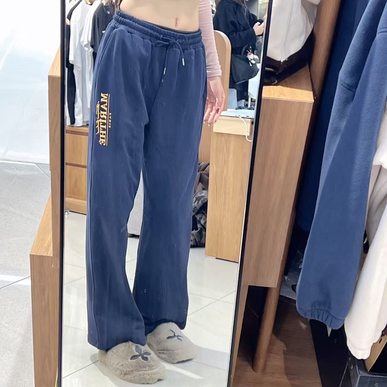 韓國 Marithe Francois Girbaud Logo Sweat Pants【MF765】