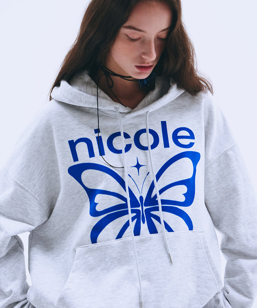 韓國 Nick Nicole Butterfly Velvet Embossing【NK015】