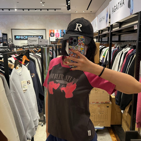 韓國 Ambler Cupid Bear Crop Short Sleeve T-Shirt【AR006】 - STT Mall HK 靚太網購