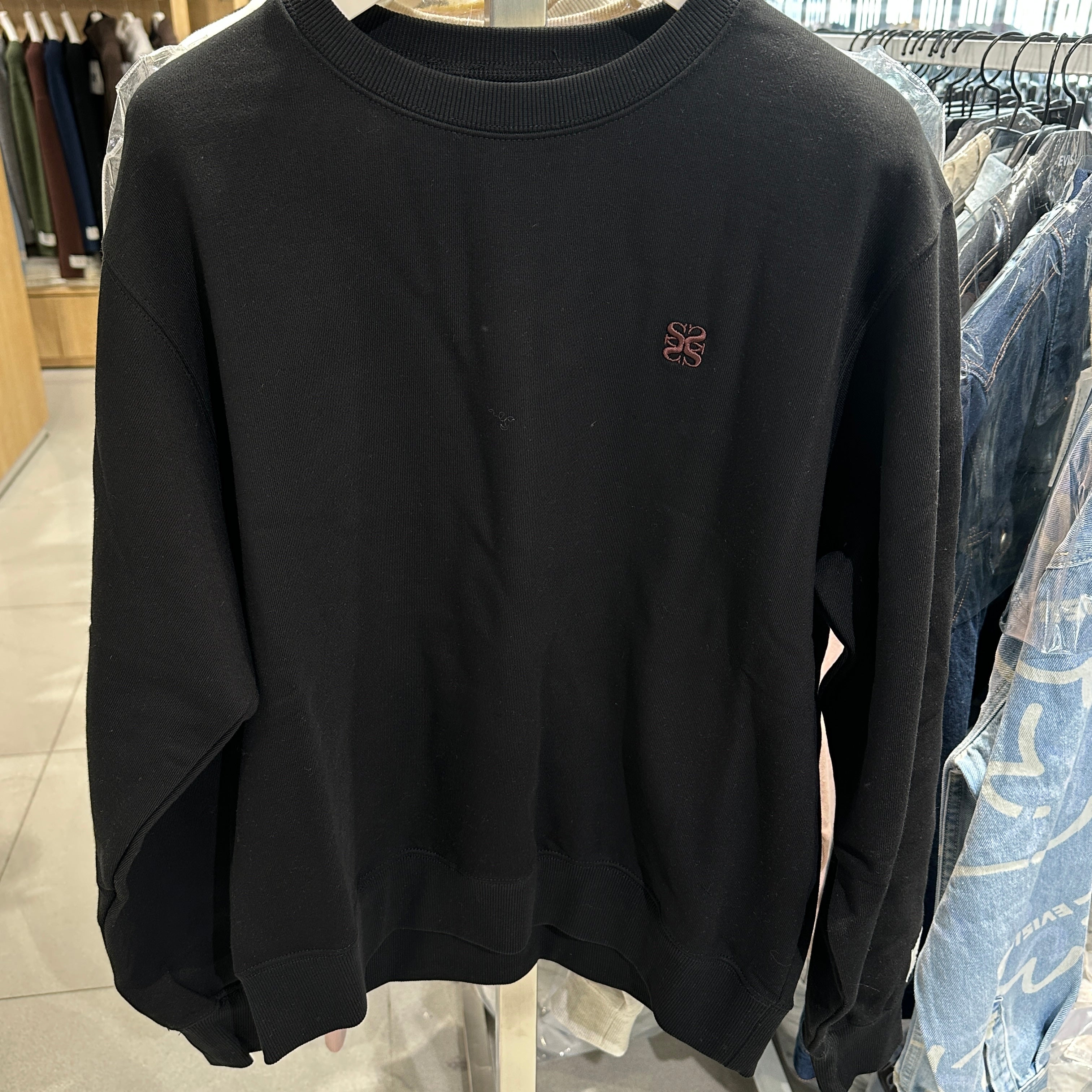 韓國 Satur Classic Logo Basic Sweatshirt【SR013】