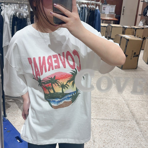 韓國 Covernat Arch Hawaiian T-Shirt【CO107】