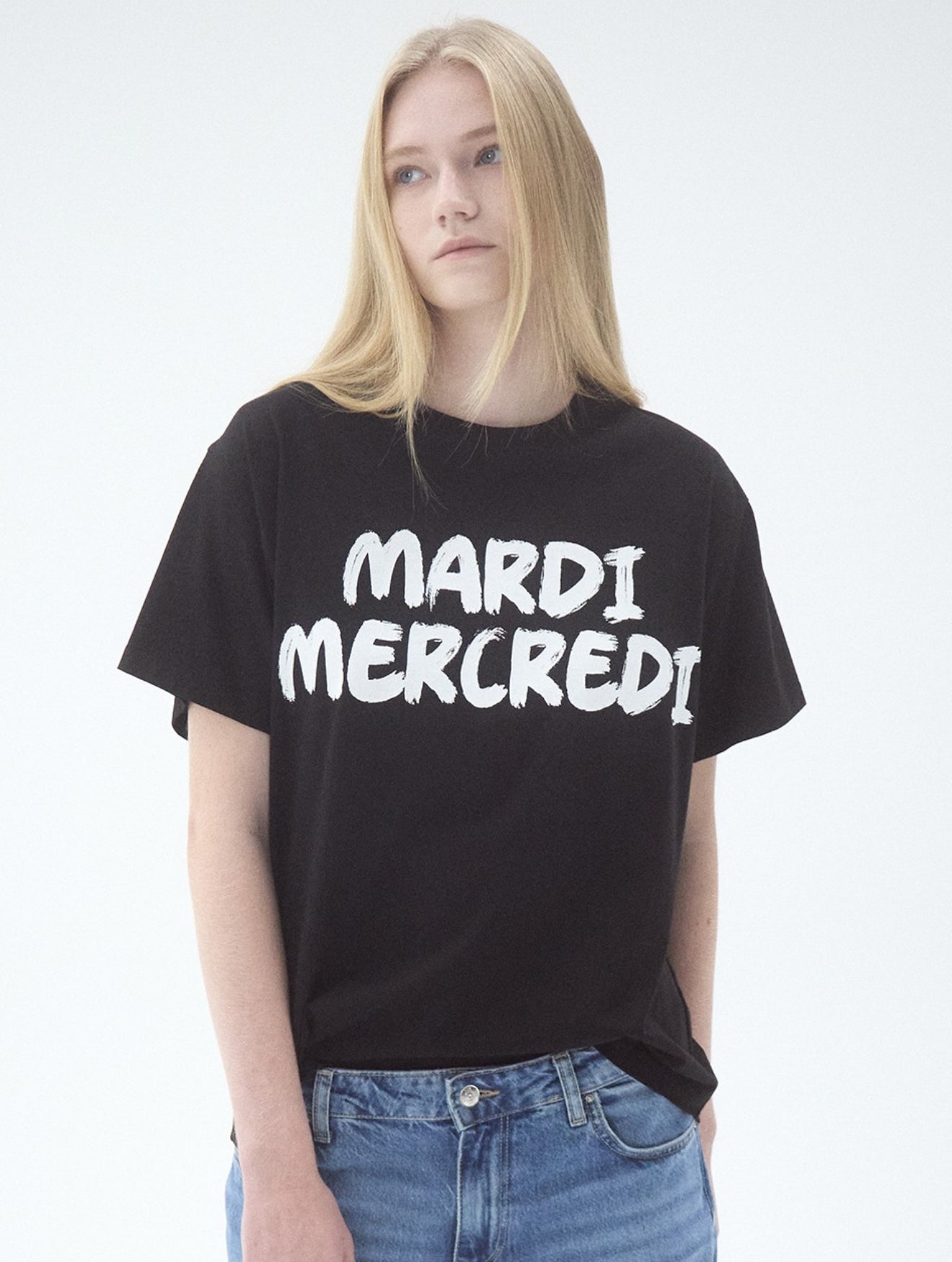 韓國 Mardi Mercredi TSHIRT BRUSH LOGO【MM037】