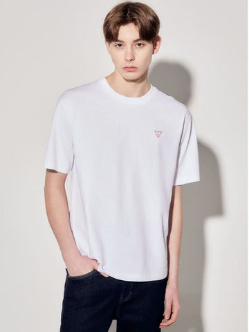 韓國 Guess Uni Semi Over Original Mini Triangle Short Sleeve T-shirt【GU009】