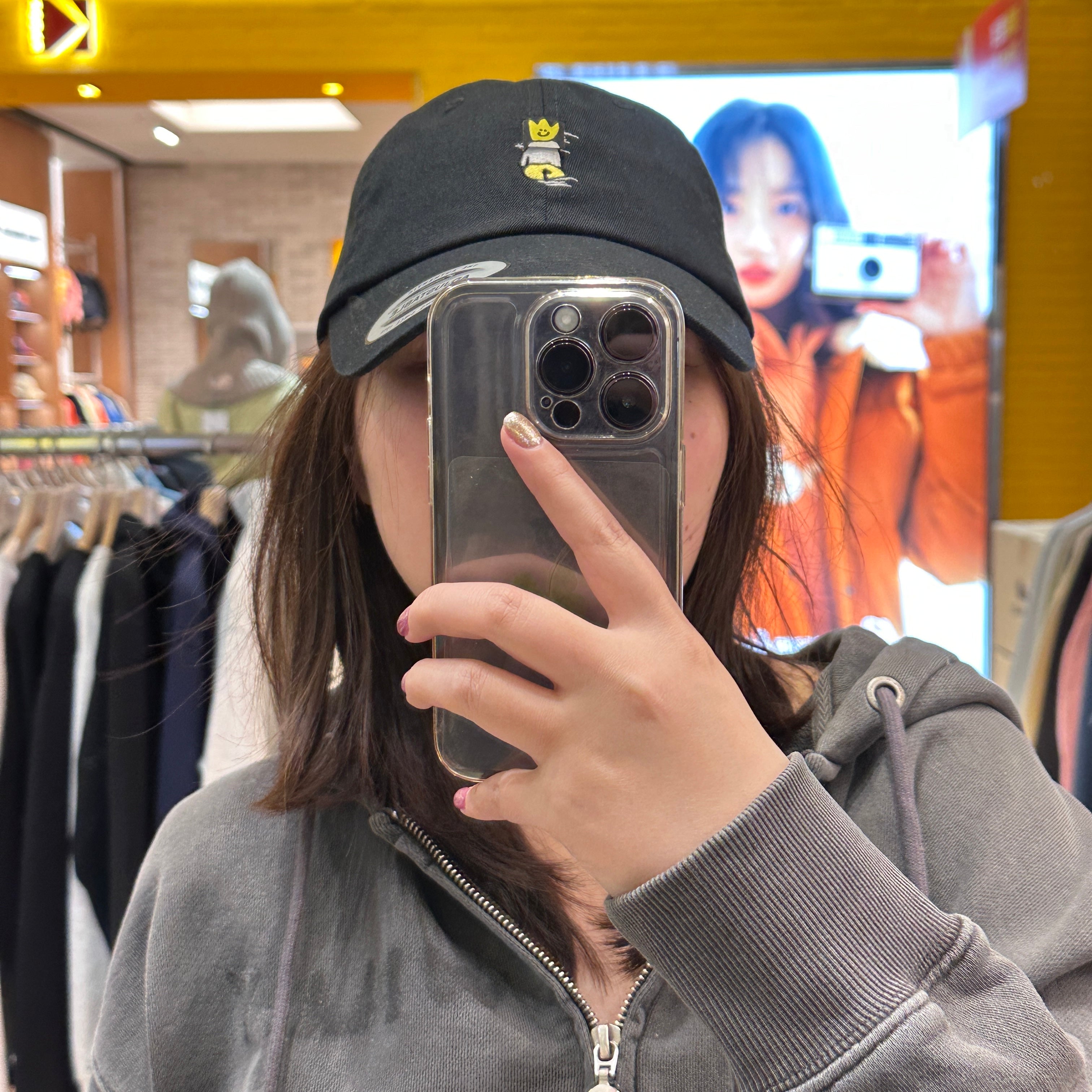 韓國 Wacky Willy Kiki Label Ball Cap【WW106】