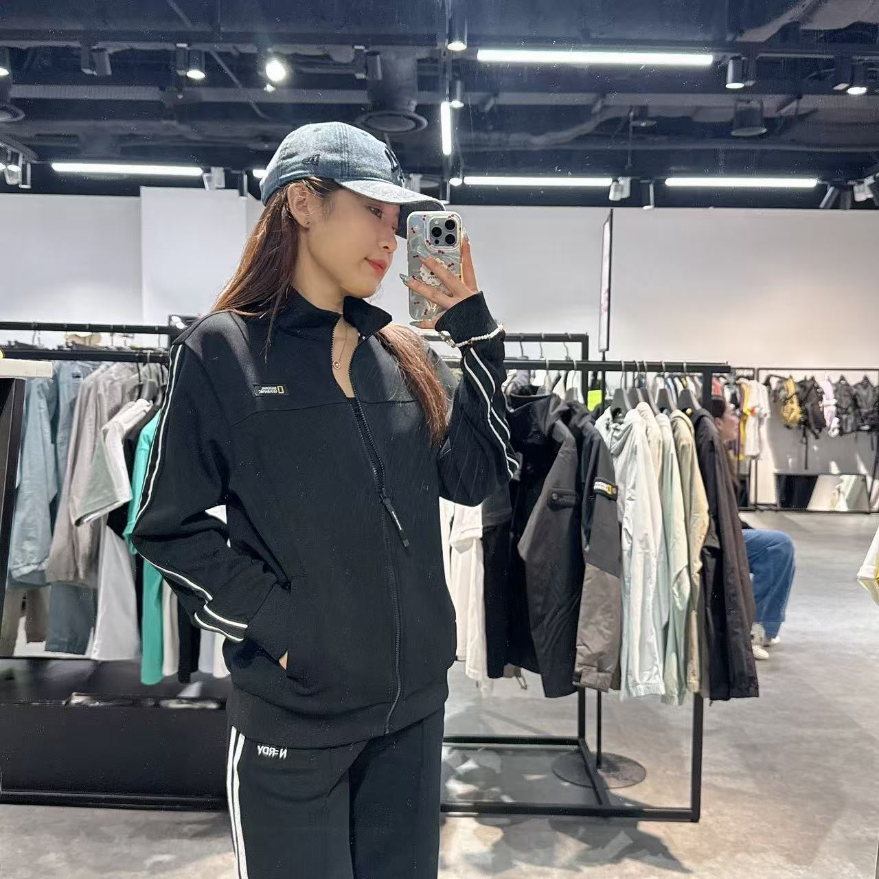 韓國 National Geographic STANCARA TRAINING FULL ZIP-UP【NG668】