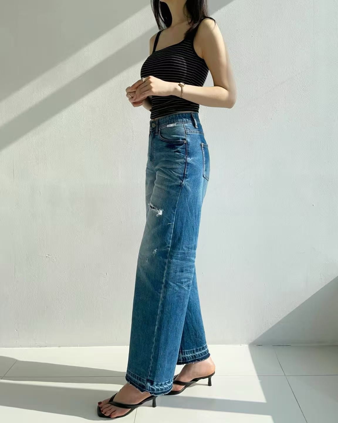 韓國 HowLuk 牛仔褲 (春季款)【H6027】